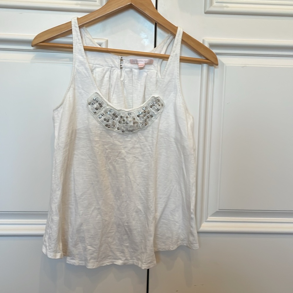Rebecca Taylor Embellished Tank Top Size XS